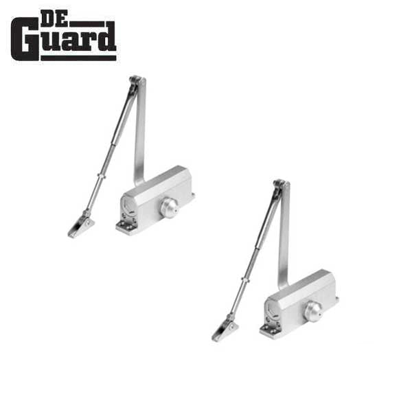 2x Hydraulic Door Closer / w/ P.A Bracket / Grade 1 - Satin Nickel - Size 3 (BUNDLE OF 2) (2 For 1) - UHS Hardware