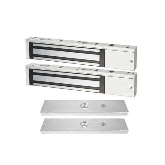 2 x UL Listed Single Door Maglocks - 600 lb Holding Force - Bond Sensor - Grade 1 (2 for 1) - UHS Hardware