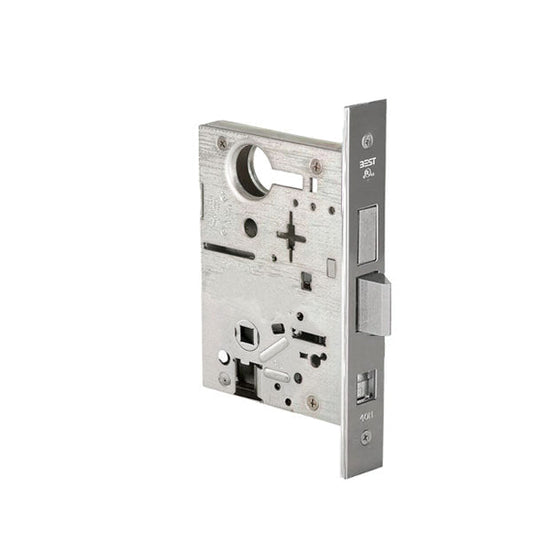 BEST - 45HCAS626 - Mortise Lock - Storeroom - Double Keyed - Deadbolt - Lockbody Only - 626 - Satin Chrome - Field Reversible - Fire Rated - Grade 1