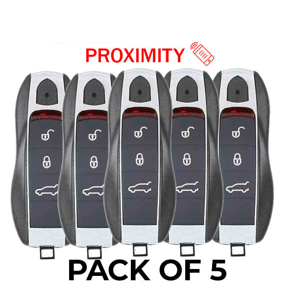 5 x 2010-2017 Porsche / 3-Button Smart Key / KR55WK50138 / Porsche Entry System / 315 MHz (AFTERMARKET) (Pack of 5)