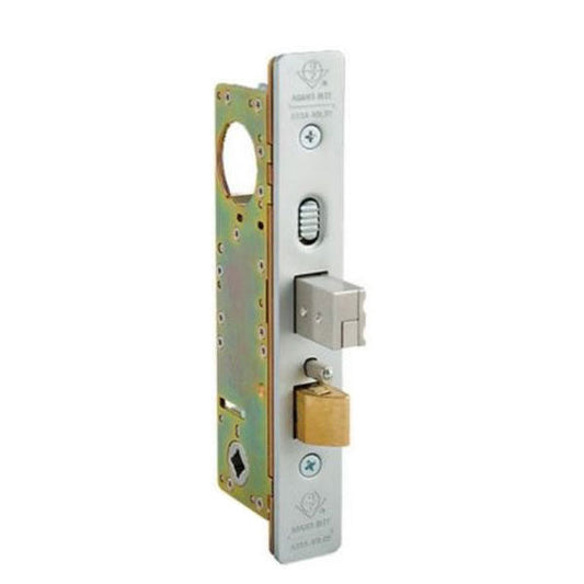 Adams Rite - 2910 - Dual Force Interconnected Boxed Lockset - 1-1/8" Backset - Flat Strike - LH - Aluminum - UHS Hardware