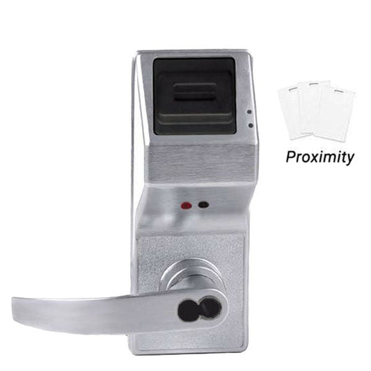 Alarm Lock Trilogy - PDL3075IC - Digital PROX Keypad Lever Set w/ Audit Trail - Regal Lever - IC Core Prepped Corbin Russwin - Grade 1 - Satin Chrome