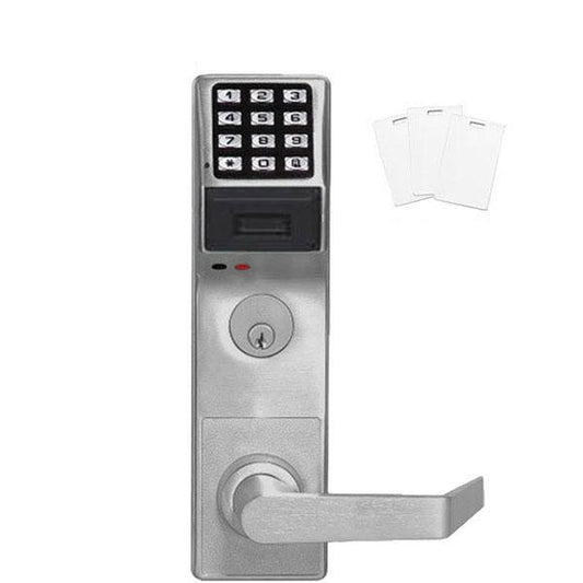 Alarm Lock Trilogy - PDL3500DBL - Deadbolt Digital PROX Mortise Lever Set w/ Audit Trail - Left Handed - 26D - Satin Chrome - UHS Hardware