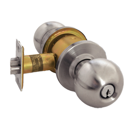 Arrow - RK Series Deadbolt - 2 3/8" Backset - Satin Stainless Steel - Entrance - Keyed Different - Grade 2 - UHS Hardware