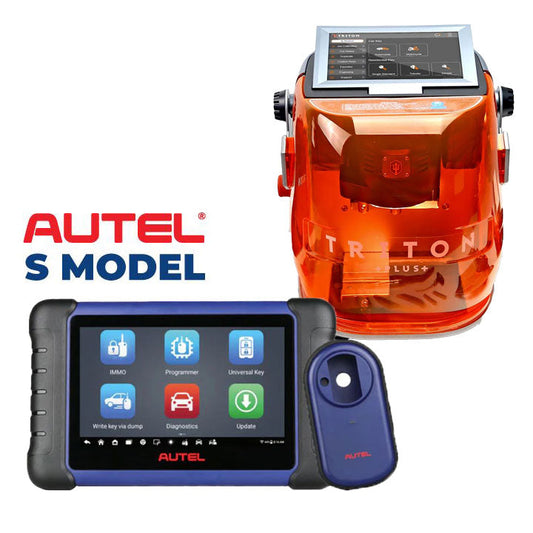 Autel - MaxiIM IM508S (Autel USA) + Triton PLUS (Ultimate Edition) - Key Cutting and Programming Bundle