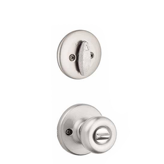 Kwikset - Tylo Combo Set - Single Deadbolt & Knob - Round Rose - Optional Finish - Grade 3 - UHS Hardware