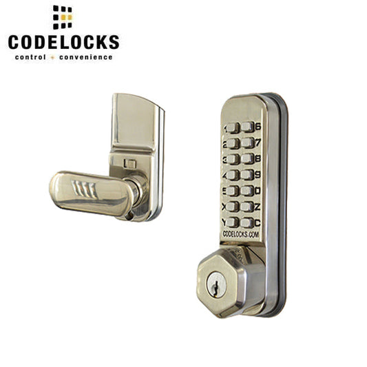 Code Locks - CL255 - Mechanical Lock - Light Duty - Dual Backset Deadlatch 2 3/8" - 2 3/4" - Mortise Tubular Latchbolt - Holdback Feature - Optional Key Override - Optional Marine Grade Protection - Fire Rated - Grade 2 - UHS Hardware