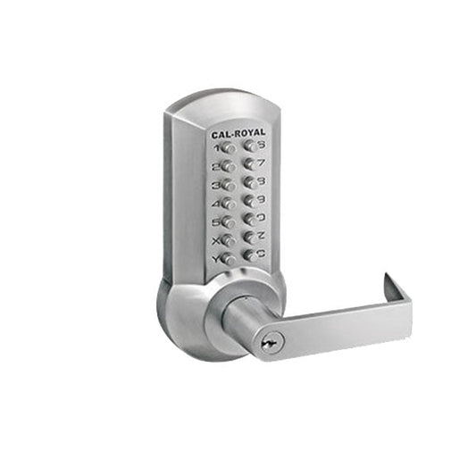 Cal-Royal - Heavy Duty Mechanical Lock Trim - For Rim & Surface Vertical Rod Exit Devices - Storeroom - Grade 2