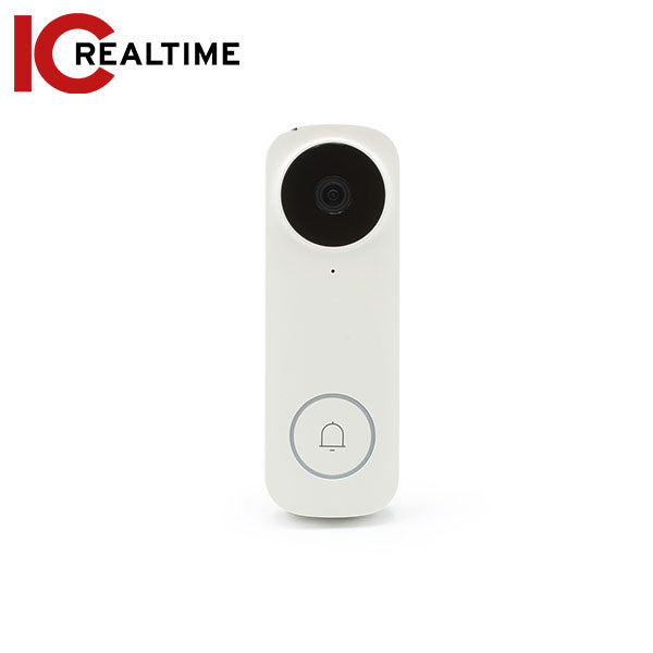 IC Realtime - DINGER-PRO / 5MP Wi-Fi Video Doorbell / Fixed 2.0mm Lens (164°) / Maximum IR LED Length 5 M (16.50 Ft) / 32GB Micro SD Included 12VDC