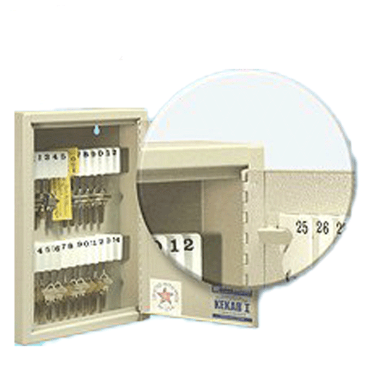 HPC - 4-Wheel Kebab - 120 Key Capacity - Key Storage Cabinet