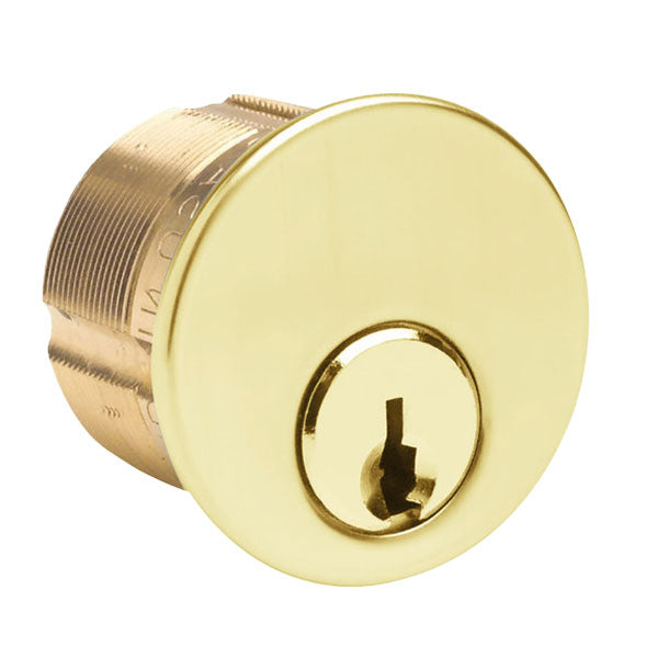 Ilco - 7205 - Mortise Cylinder - 5 Pin - 1-1/4" - Schlage E - Standard Cam - KA2 - 605/US3 - Bright Brass - Grade 1