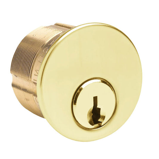 Ilco - 7205 - Mortise Cylinder - 5 Pin - 1-1/4" - Schlage E - Standard Cam - KA2 - 605/US3 - Bright Brass - Grade 1