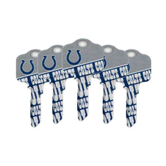 Ilco - NFL TeamKeys - Key Blank - Indianapolis Colts - KW1 (5 Pack)