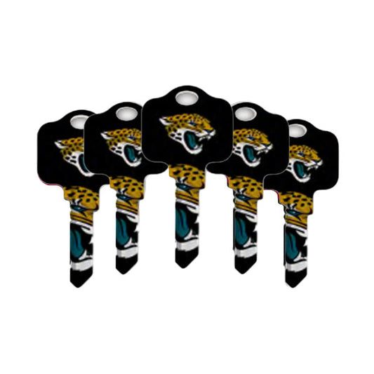 Ilco - NFL TeamKeys - Key Blank - Jacksonville Jaguars - KW1 (5 Pack)