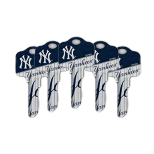 Ilco - MLB TeamKeys - Key Blank - New York Yankees - KW1 (5 Pack)
