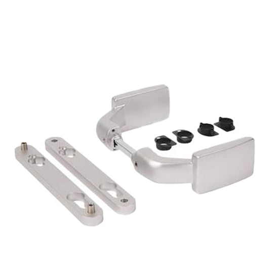 Locinox - 300FIX - Aluminum Anodized Handle Pair - Free Exit And Blocking Option