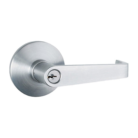 Lockey - PB-LHSR - Lever Handle Keyed Panic Trim - Storeroom - Keyed Different - Satin Chrome