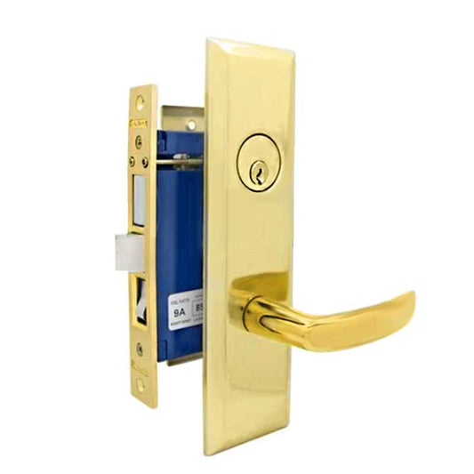 Marks USA - 9NY96A-3 - New York Mortise Lever Lock - U3 - 1-1/4" X 8"- Entrance - RH - UHS Hardware