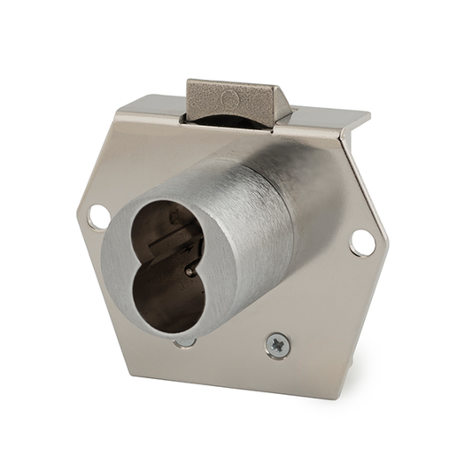 Olympus - CR1125RL - Corbin Russwin Deadbolt Drawer Locks - 1-1/8" Cylinder Length - Satin Chrome - Vertical Handing - UHS Hardware