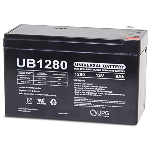 Universal Power Group - UB1280 - 12V Battery Backup 8.0 AH - UHS Hardware