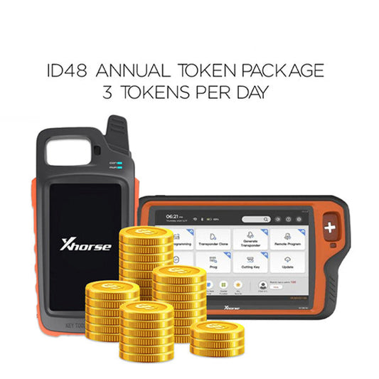 Xhorse - 3 Tokens Each Day For One Year For Key Tool MAX/Key Tool Plus 96Bit ID48 Clone