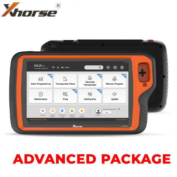 Xhorse / GTL - VVDI Key Tool PLUS Tablet - All In One Key Tool - ADVANCED PACKAGE + Multi-Function Key Flip Blade Set for Xhorse & KEYDIY Remotes (240 Flip Blades)
