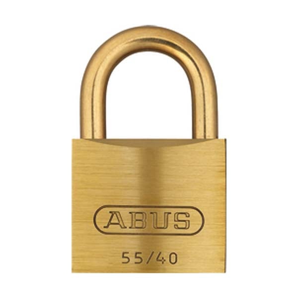 Abus - 56611 Padlock Brass 55Mb/40 B/usa Locks & Cylinders