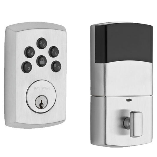 Baldwin Estate Soho - 8285.AC1 Contemporary Keyless Electronic Deadbolt - Single Cylinder - Optional Finish - Grade 2 - UHS Hardware