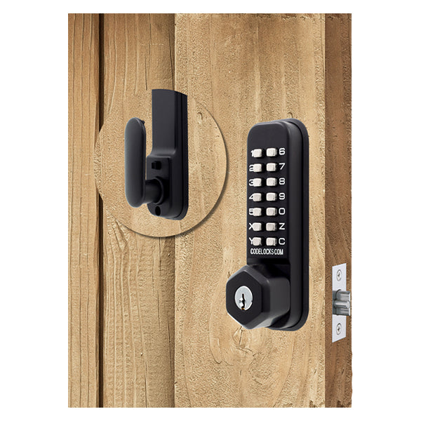 Code Locks - CL255 - Mechanical Lock - Light Duty - Dual Backset Deadlatch 2 3/8" - 2 3/4" - Mortise Tubular Latchbolt - Holdback Feature - Optional Key Override - Optional Marine Grade Protection - Fire Rated - Grade 2 - UHS Hardware