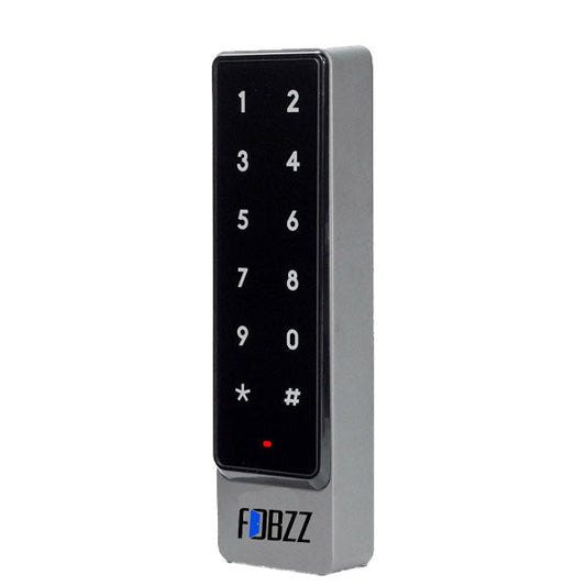 FOBZZ - High Security Mullion Keypad Reader - Weatherproof - EM / HID / Mifare - 12-24VDC