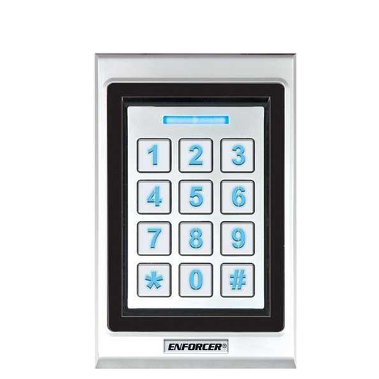 Seco-Larm - Access Control Digital Keypad - 1000 Users - Weatherproof - Metal Housing - w/ PROX Card Reader - UHS Hardware