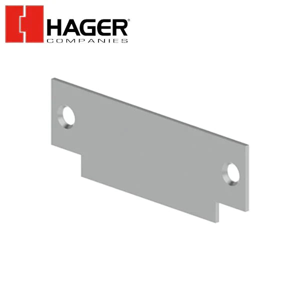 Hager - 336Q - Frame - ASA Strike Filler Plate - 1-1/4" x 4-7/8" - Prime Coat
