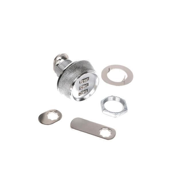 CCL 39051 / Dial Combination Cam Lock / 3/4" / Silver - UHS Hardware