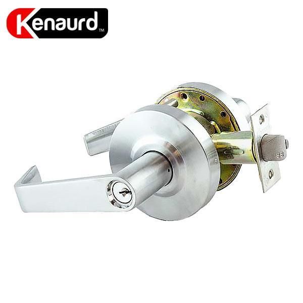 Commercial Lever Handle - 2-3/4” Standard Backset - Satin Chrome - Entrance - Grade 2 - UHS Hardware