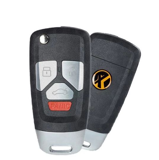 Audi Style / 4-Button Universal Remote Key for VVDI Key Tool (Wired) - UHS Hardware