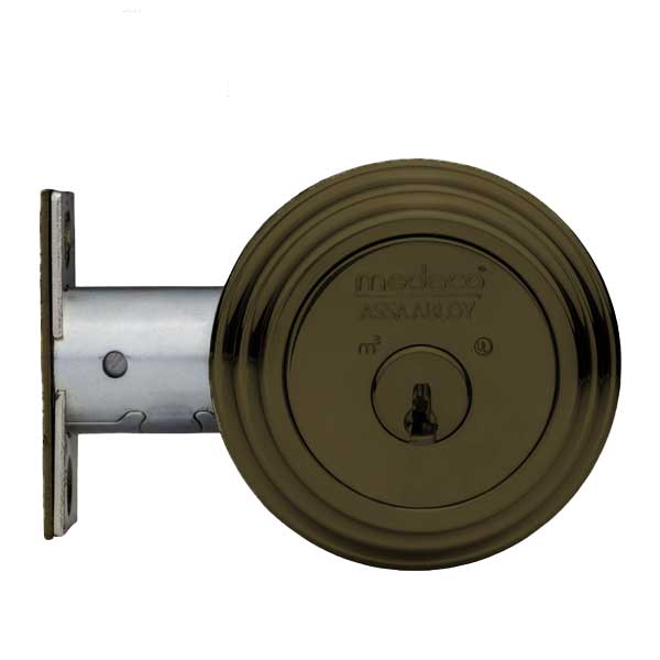 Medeco - Maxum Residential - M3 - Double Deadbolt - 2-3/4" Backset - 10 - Satin Brass Blackened - DLT Keyway - UHS Hardware
