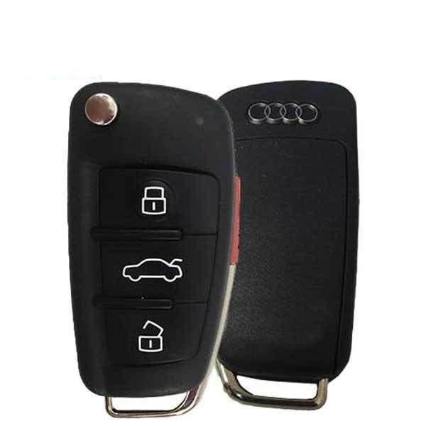 RFK-AUD-1271 - Audi / 3-Button Flip Key / PN: 81A 837 220 J / NBGFS1271M (OEM) - UHS Hardware