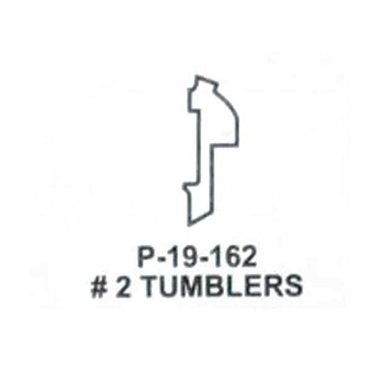 Honda / Acura / HO03 / High Security Tumbler #2 / Split / P-19-162 (ASP) (25 Pack) - UHS Hardware