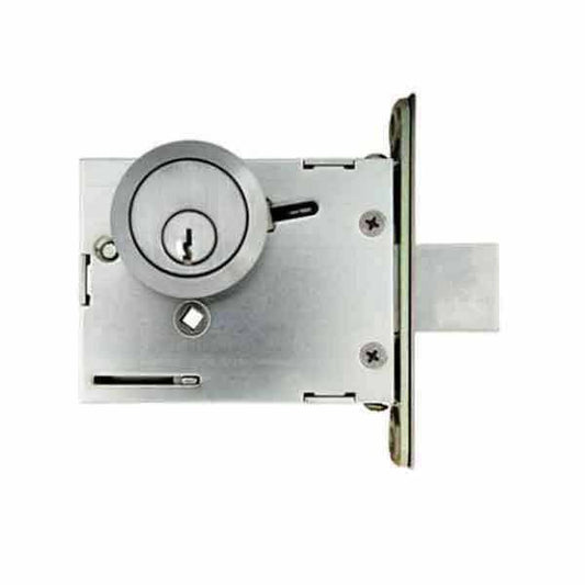 TownSteel - DBM17 - Commercial Mortise Deadbolt - Single Cylinder - 2-3/4 " Backset - Satin Chrome - Grade 1 - UHS Hardware