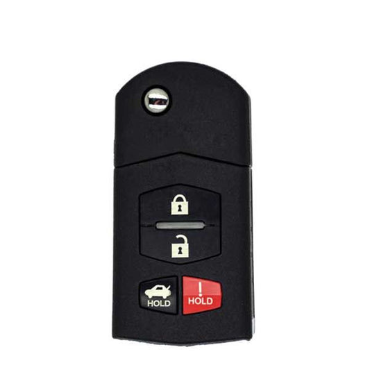 2004-2011 Mazda 6 / RX8 / 4-Button Flip-Key / PN: GP7A-67-5RYB / KPU41788 (RK-MZ-KPU-4) - UHS Hardware