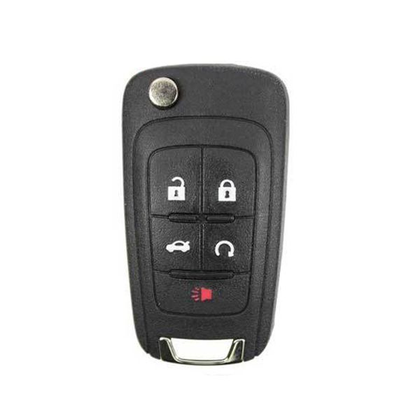 2010-2019 GM / 5-Button Reusable Flip Key / PN: 13500319 / OHT01060512 / HU101 / PEPS (AFTERMARKET) - UHS Hardware