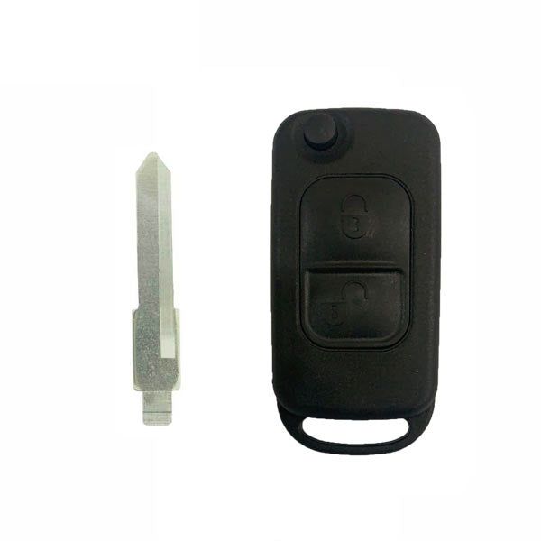 2003-2007 Mercedes / Dodge W901-W905 Sprinter / 2-Button Flip Key / YM15 / T5 Chip for KR55 Key Maker (AFTERMARKET) - UHS Hardware
