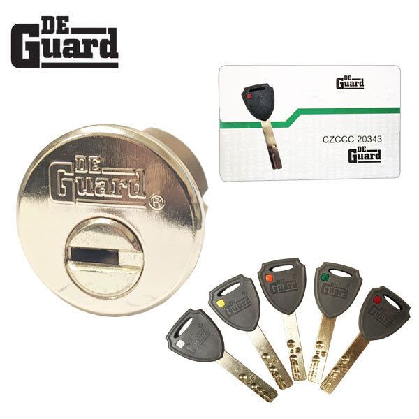 Key Controlled - RIM/Mortise Cylinder - 1-1/8"- 206 Keyway - US3 - Polished Brass - UHS Hardware