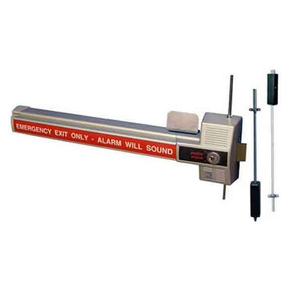 Detex - ECL-230X - TDB - Alarmed Deadbolt Panic Device - 3 Point Lock (Top, Bottom & Deadbolt) - UHS Hardware