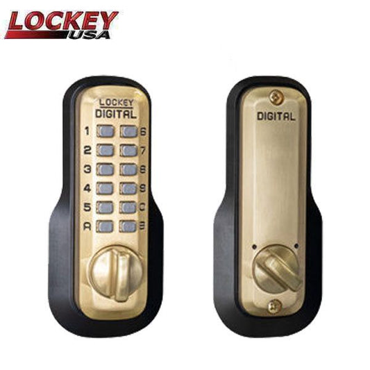 Lockey - M210 - Mechanical Pushbutton Deadbolt Keyless Lock - UHS Hardware