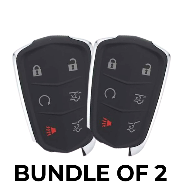 2 x 2015-2020 Cadillac Escalade / 6-Button Smart Key / HYQ2AB / 315 Mhz w/ Hatch (BUNDLE OF 2) - UHS Hardware