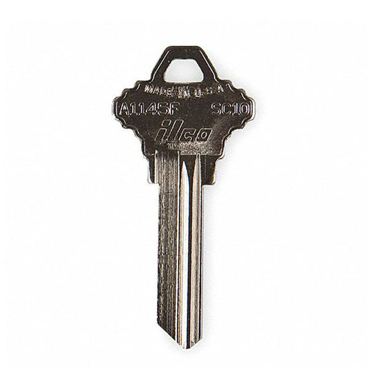 101-F SCHLAGE Key Blank - 6 Pin or Disc - ILCO - UHS Hardware