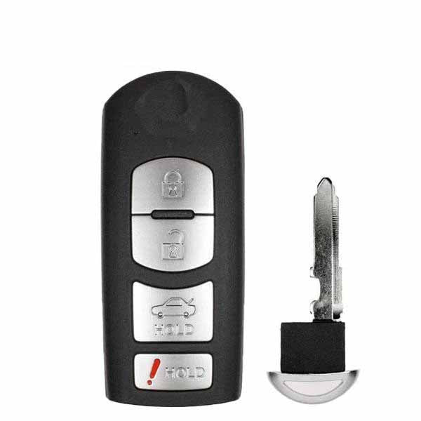 Mazda 6 2009-2013 / 4-Button Smart Key / KR55WK49383 / (RSK-MZ-KR5-4) - UHS Hardware