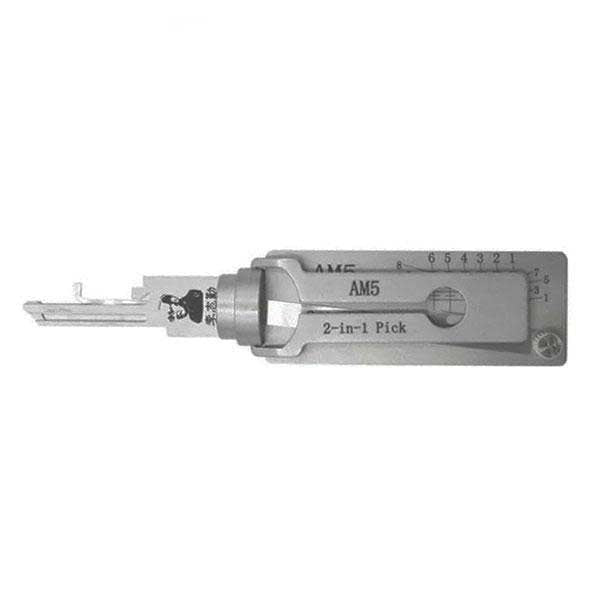 ORIGINAL LISHI - AM5 Tool / 2-in-1 / Padlock Pick & Decoder - AG - UHS Hardware
