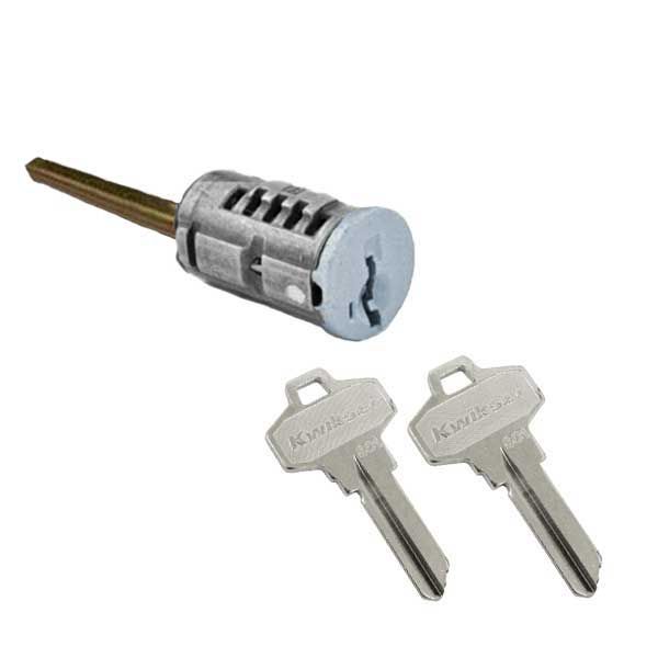 Kwikset - SmartKey SC1 Schlage Cylinder For Single Cylinder & Electronic Deadbolt - Silver Finish - UHS Hardware